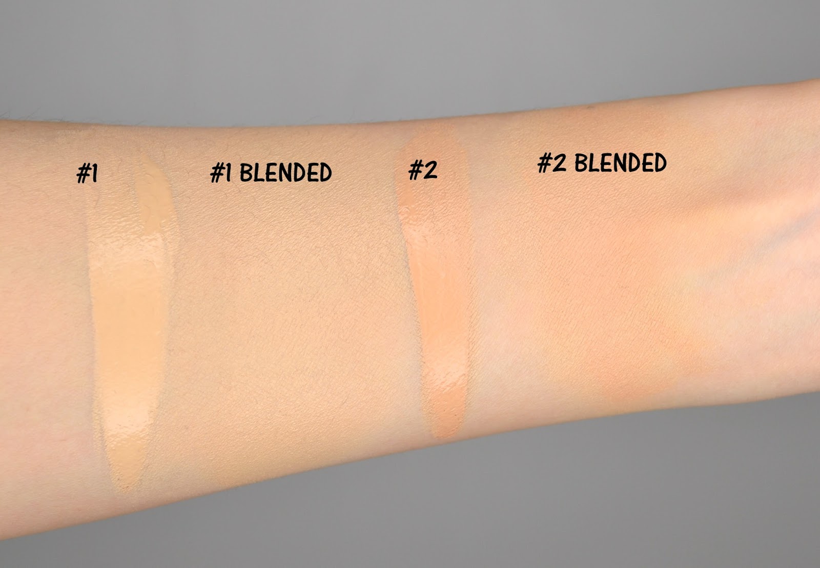 MAKEUP Quo Cosmetics Matte Revolution Foundation with Before and