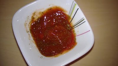 Ketchup mit Pizza Kräuter