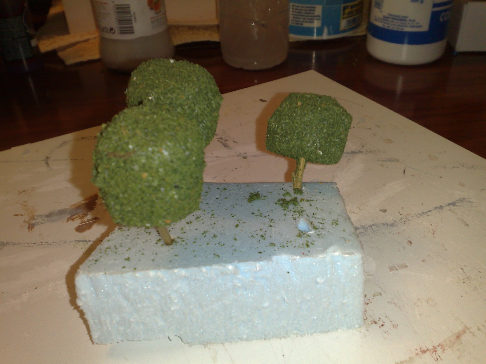 Peyublog Como hacer árboles para maquetas o dioramas