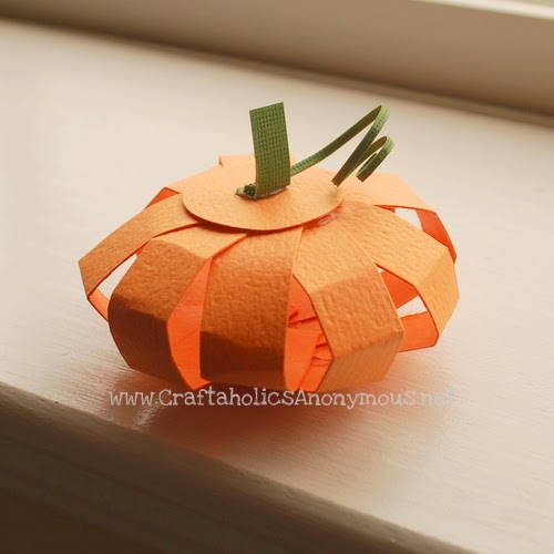 Be Different...Act Normal: Paper Pumpkin Craft
