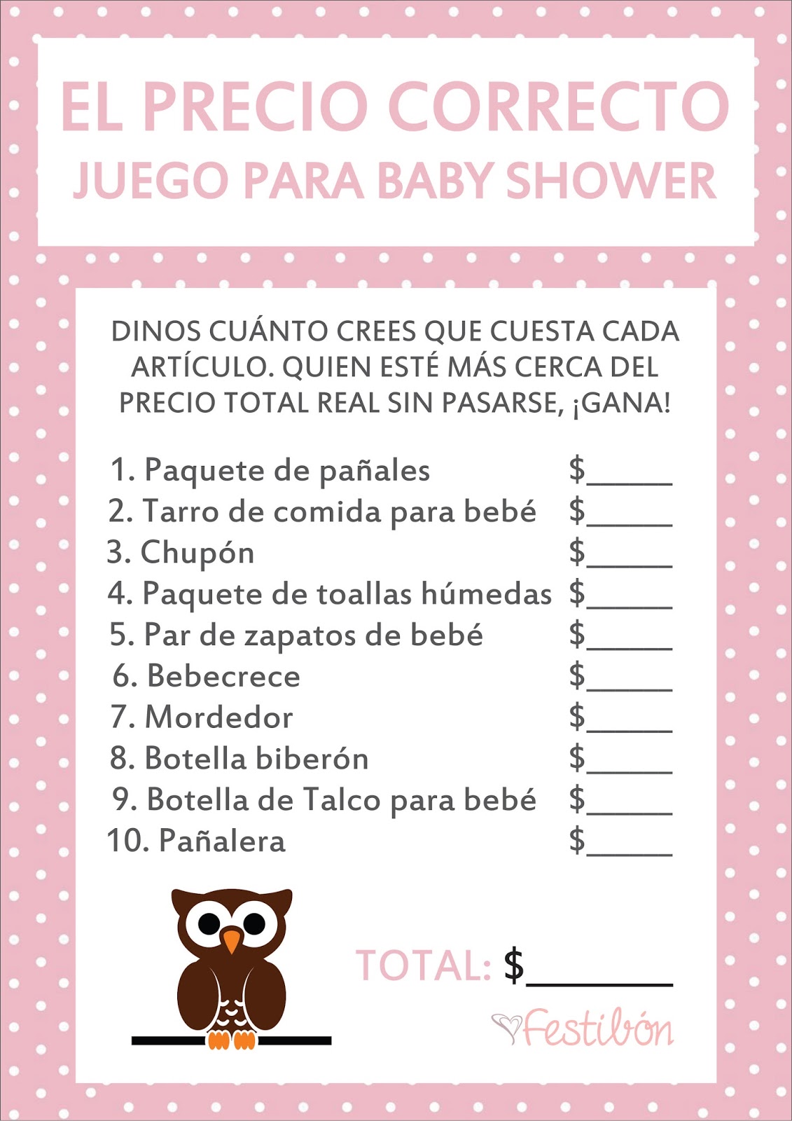 El Precio Correcto Juegos Para Baby Shower Para Imprimir Juegos