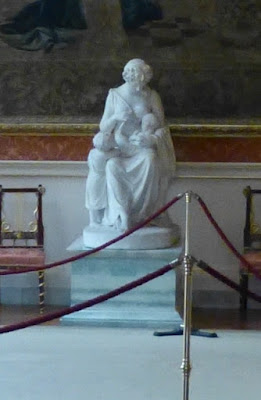 Mrs Jordan statue by Chantrey,  on display in Buckingham Palace  Photo © Andrew Knowles