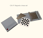 CENTRUM LINK - NEW - "3 in 1 Magnetic Travel Games Set" - CS-01