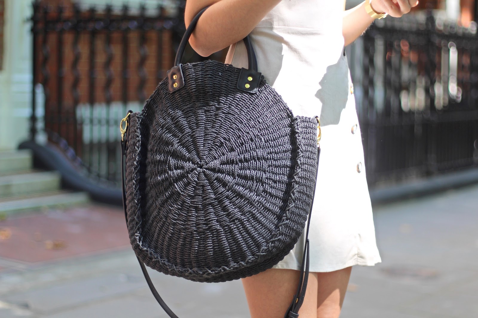 round straw bag next peexo blog