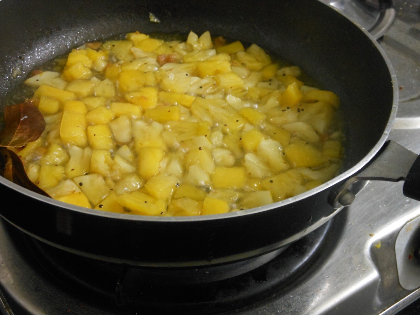 Salt and Pepper (With a Lot of Spice!) Bengali Style Pineapple