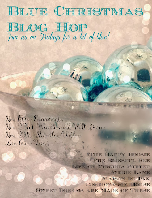 blue christmas blog hop