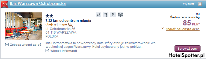 Tanie hotele Accor - Warszawa Polska