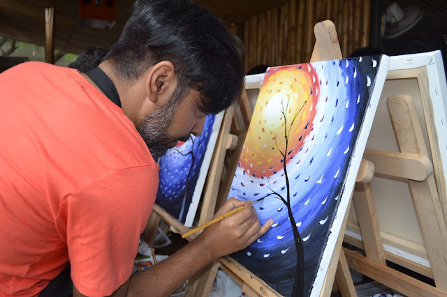 Popular artist Geetanjali Chatrath Talwar will conduct the live painting event on 8th October Popular artist Geetanjali Chatrath Talwar will conduct the live painting event on 8th October