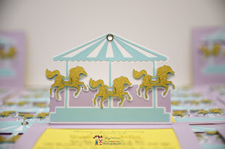 birthday party carousel invites