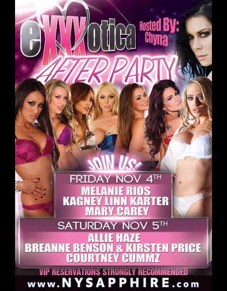 Exxxotica After Party. 