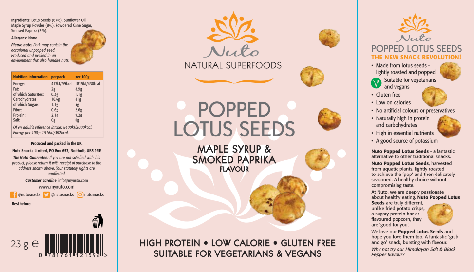 Nuto Popped Lotus Seeds Vegan & Gluten Free Nuto Popped Lotus Seeds Vegan & Gluten Free
