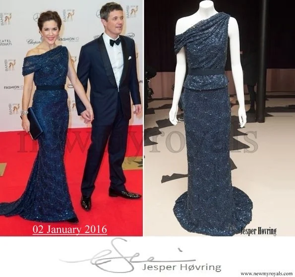 Crown Princess Mary wore Jesper Hovring gown