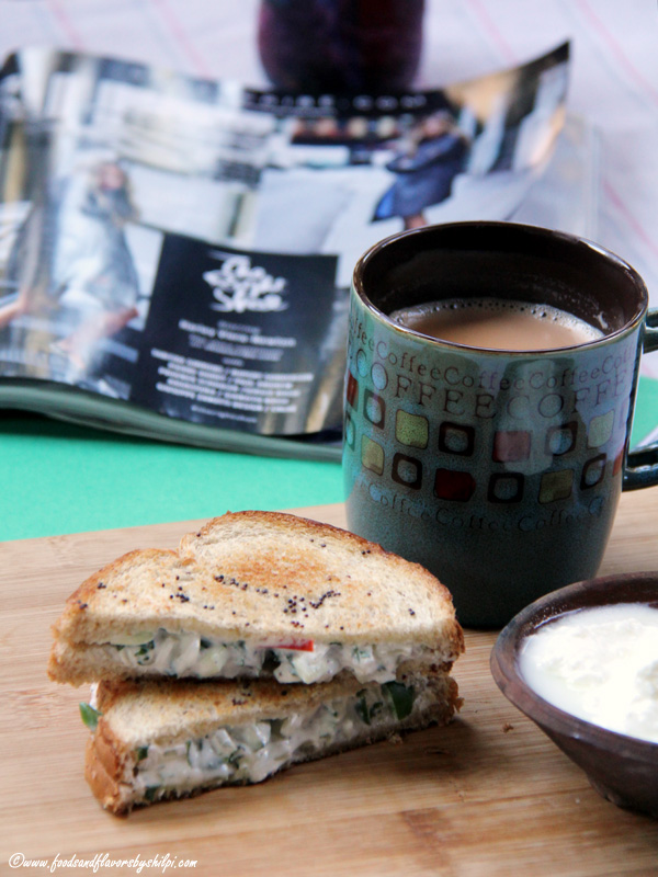 Yogurt Sandwich Easy Breakfast Recipe