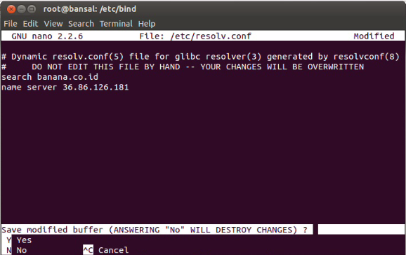 Etc resolv. Etc resolv