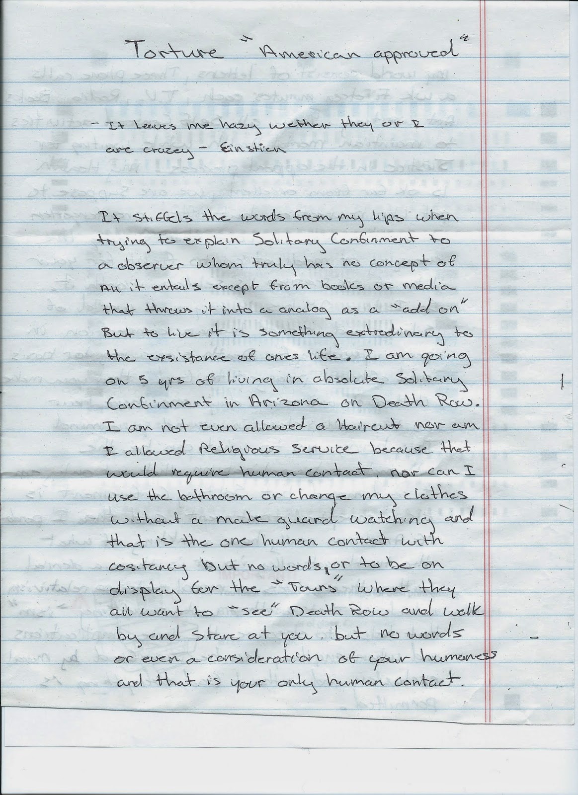 Torture essays