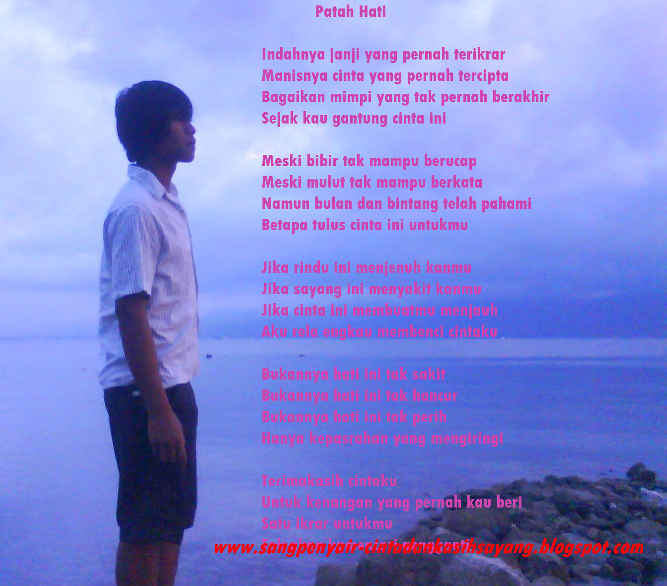 Blue Pakar Cinta: patah hati