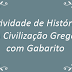 A Civilização Grega - Atividade de História com Gabarito