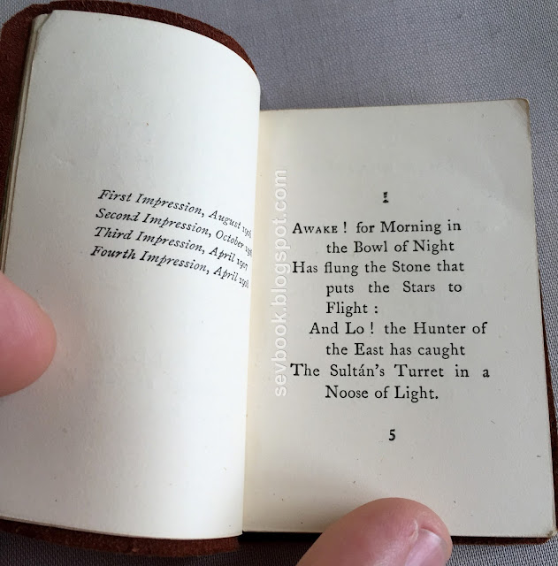 Rubaiyat of Omar Khayyam, trans. by Edward Fitzgerald, London 1908 