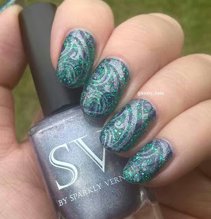 SV by Sparkly Vernis Blurple Ice Cubes and Apipila P31