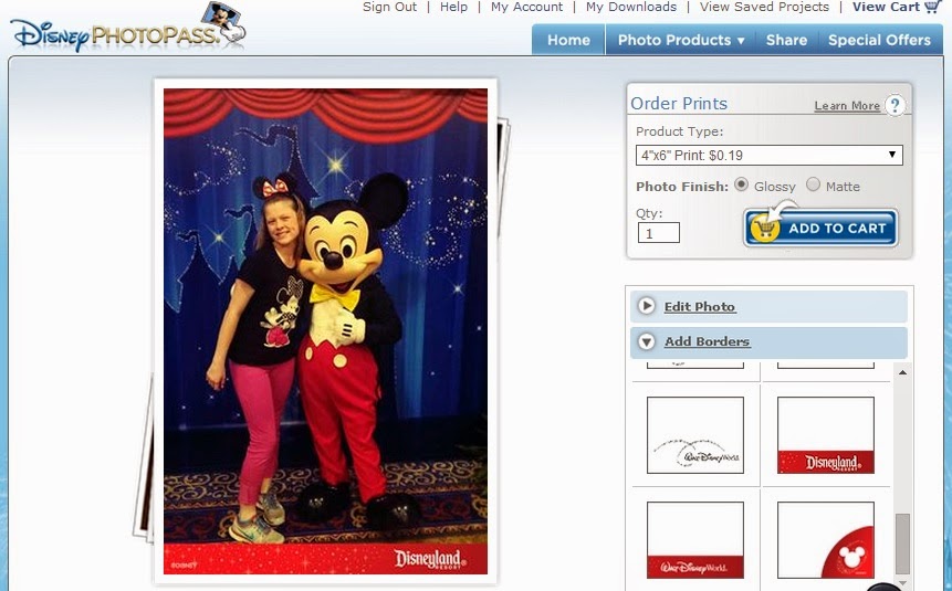 Disneyland PhotoPass