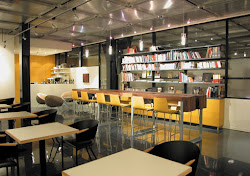 Small Bathroom Ideas: Cafe Interior Design Salon B Bibliocafé and Art Gallery Montréal Canada Naturehumaine