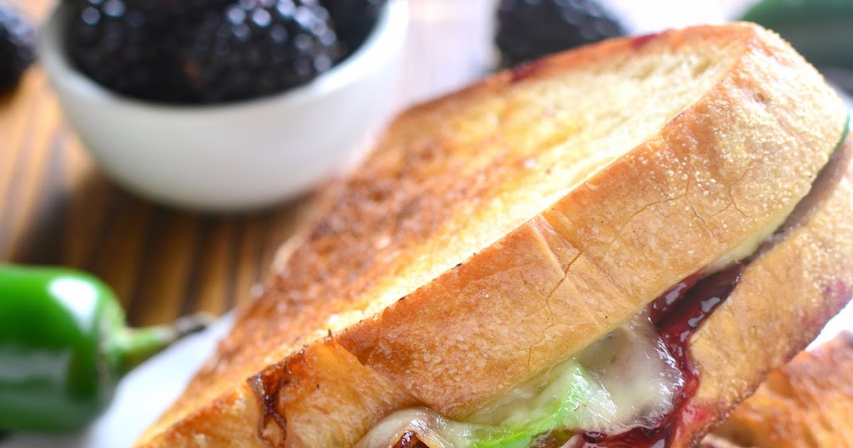 BLACKBERRY BACON GRILLED CHEESE Foodandcake789