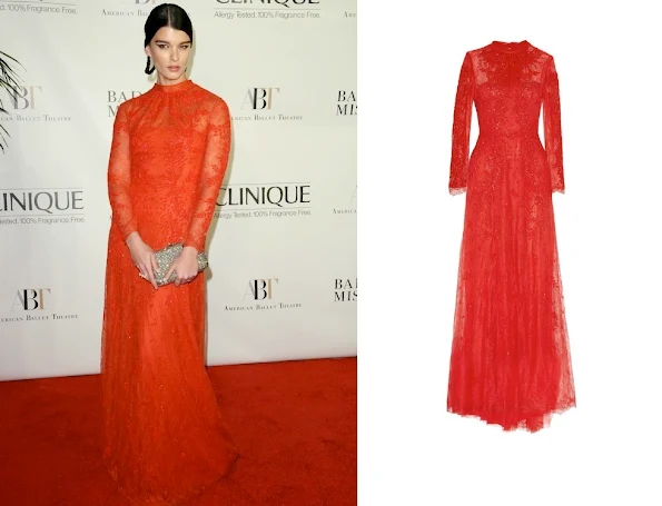 Crystal Renn wore Valentino gown from Pre-Fall 2013 collection – American Ballet Theatre 2013 Opening Night Fall Gala