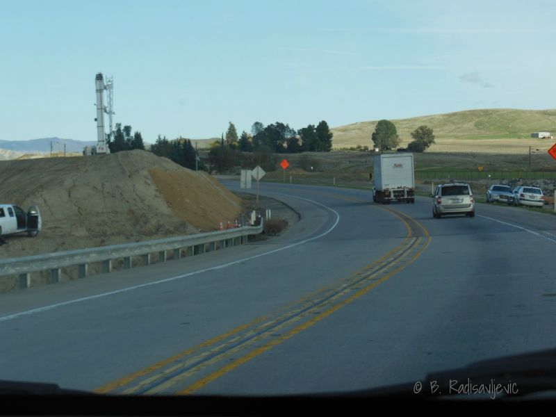 Construction Area on Hwy 46 Near Rest Stop, © B. Radisavljevic Construction Near Shandon Rest Area on Highway 46