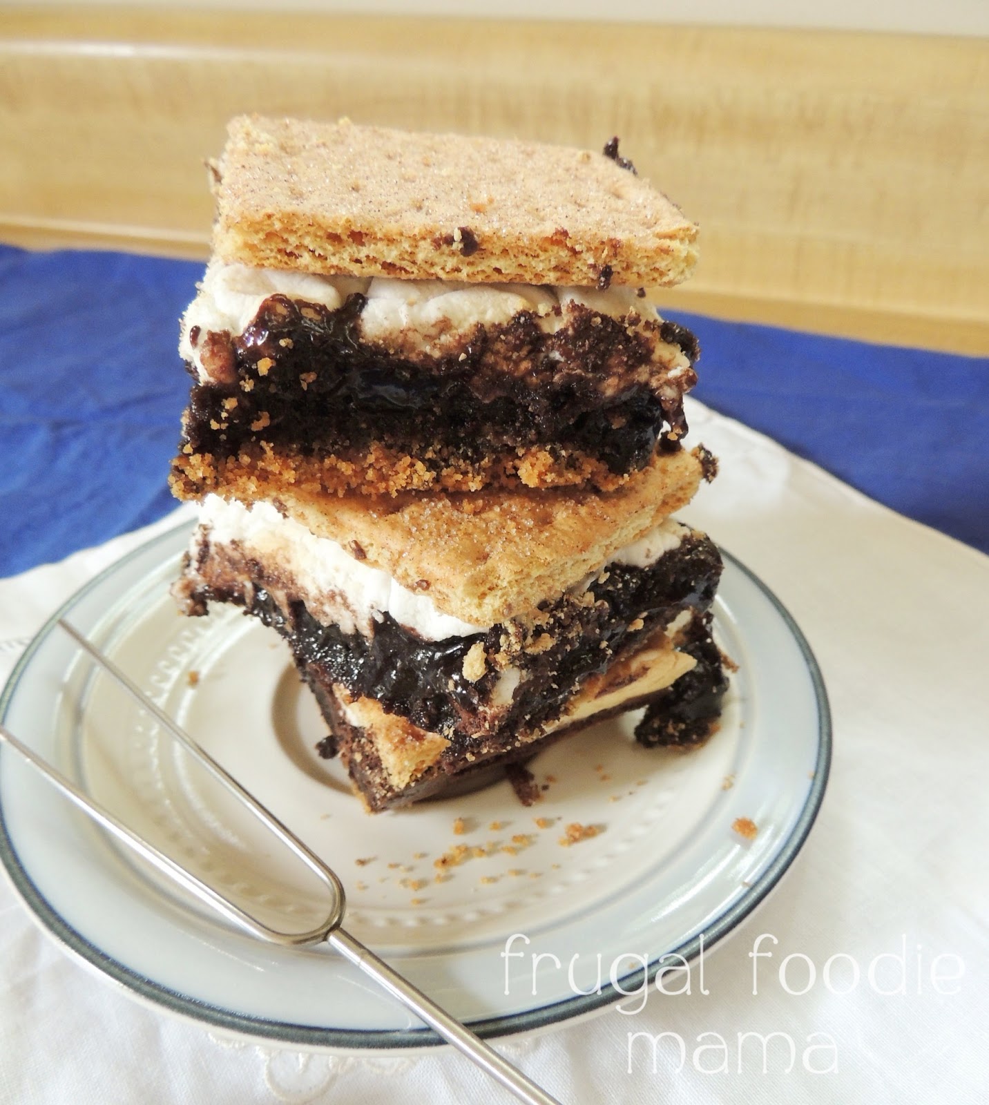 Frugal Foodie Mama Cinnamon S Mores Brownies