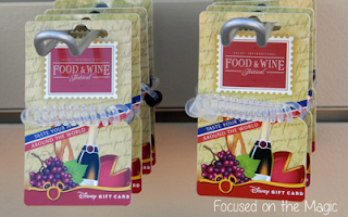 Epcot food & Wine Festival Gift cards
