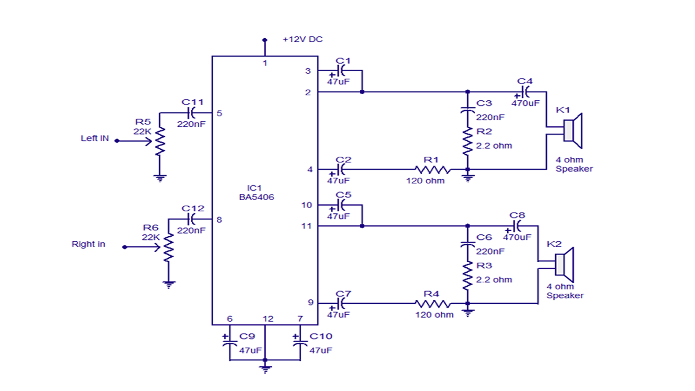 √cara membuat power ampli stereo BA5406 solderku