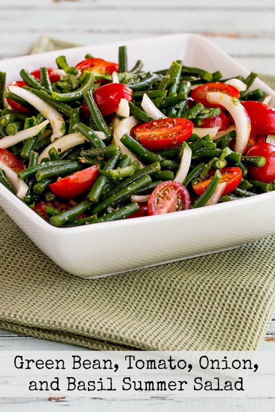 Kalyn's Kitchen®: Green Bean, Tomato, Onion, and Basil Summer Salad