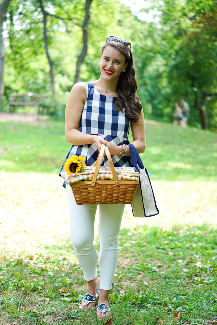 Krista Robertson, Covering the Bases, Travel Blog, NYC Blog, Preppy Blog, Style, Fashion Blog, Preppy Looks, Picnic in the Park, Central Park NYC, Picnic Essentials, How to Pack a Picnic, Summer in NYC, NYC Summer activities 