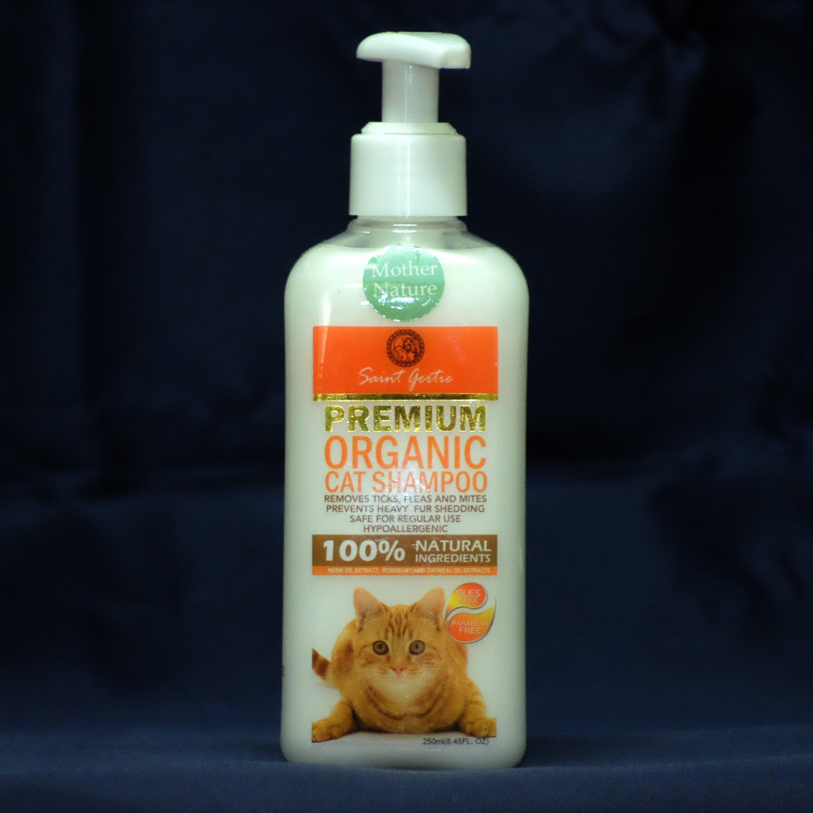 CATZILLA Saint Gertie Premium Organic Cat Shampoo "Mother Nature