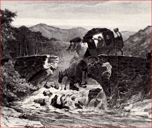 Cascading Over The Falls: Mail Coach Accident