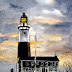 Lighthouse Painting - Montauk Point