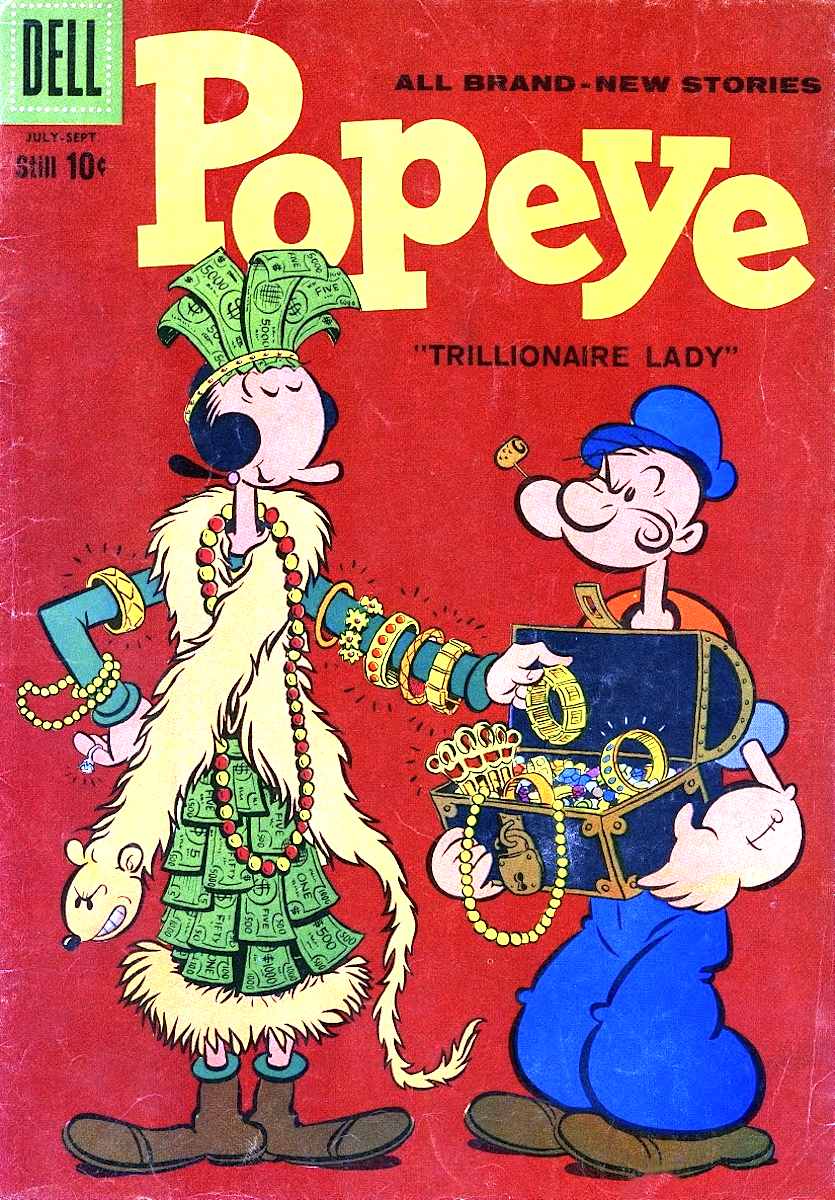 Bud Sagendorf a 1960s Popeye comic book by Bud Sagendorf