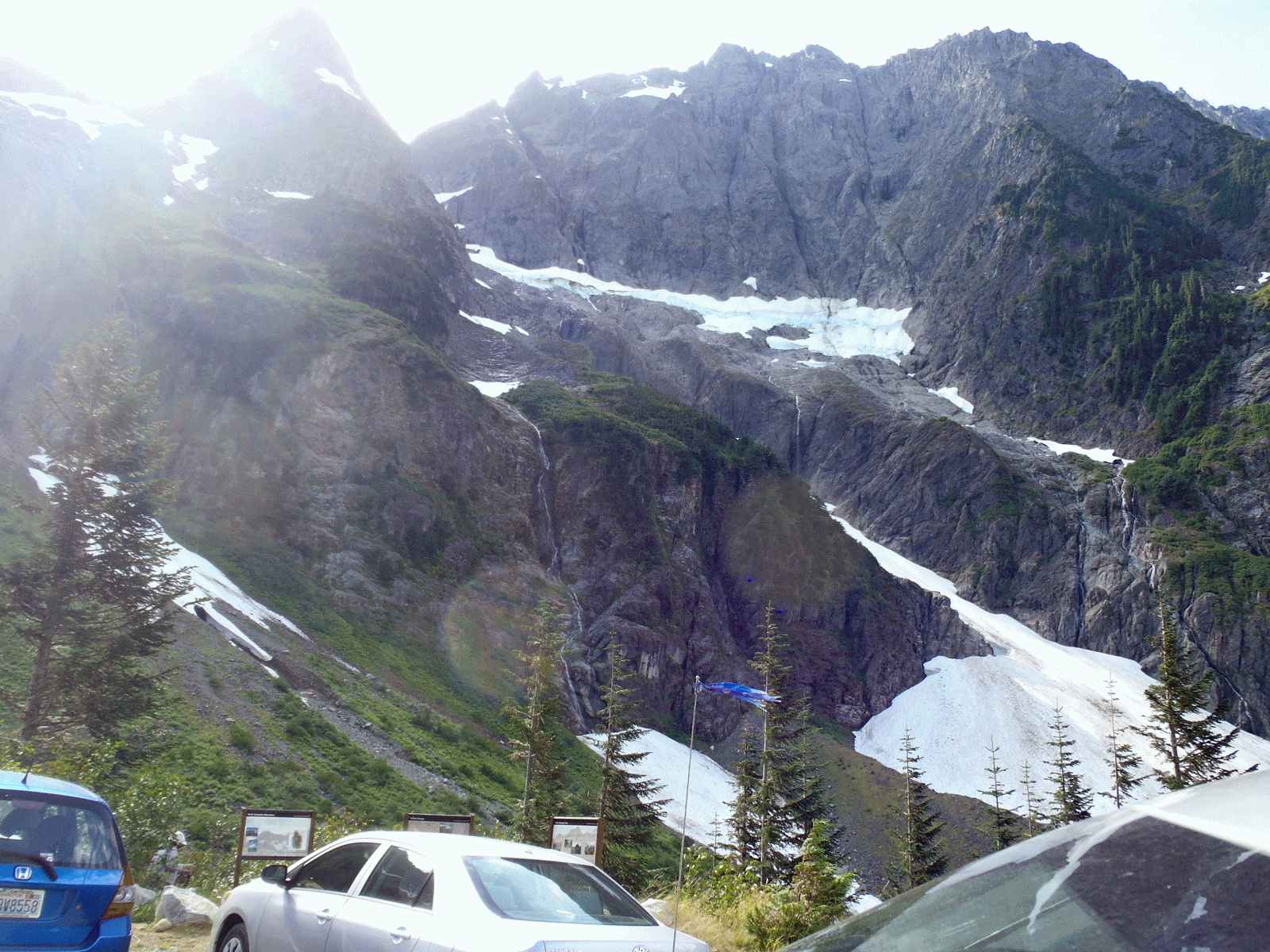 My View of the Honeypot Cascade River Road