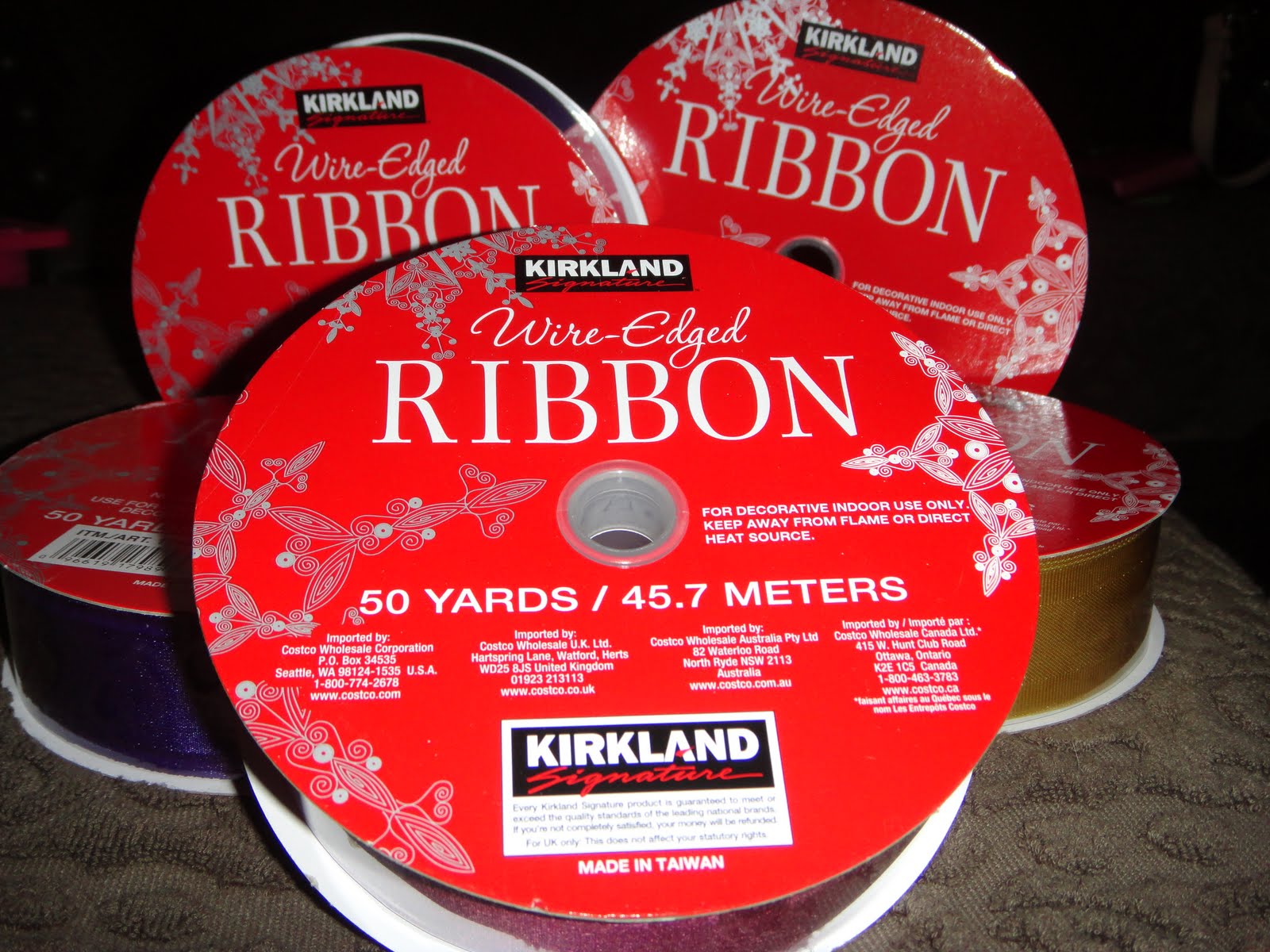 Tamy's tales Costco Christmas Ribbon!!!