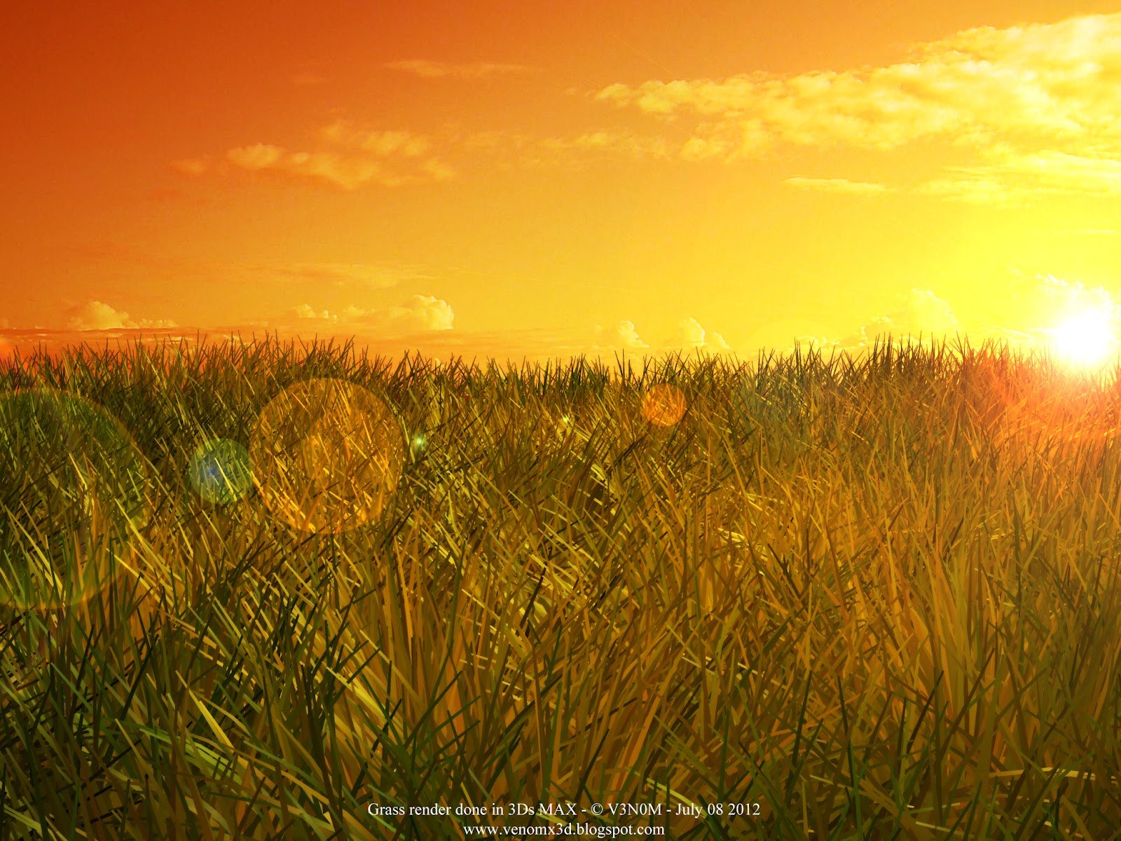 V3N0M's 2D and 3D art How to make realistic grass in 3Ds MAX