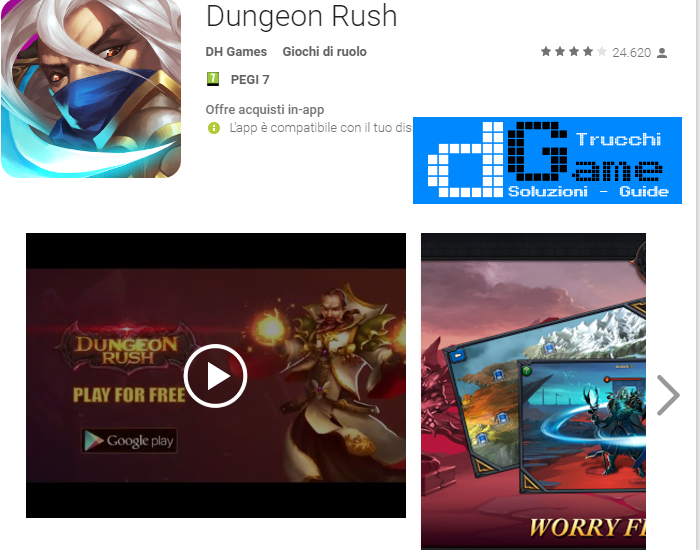 Trucchi Dungeon Rush Mod Apk Android v1.12.0