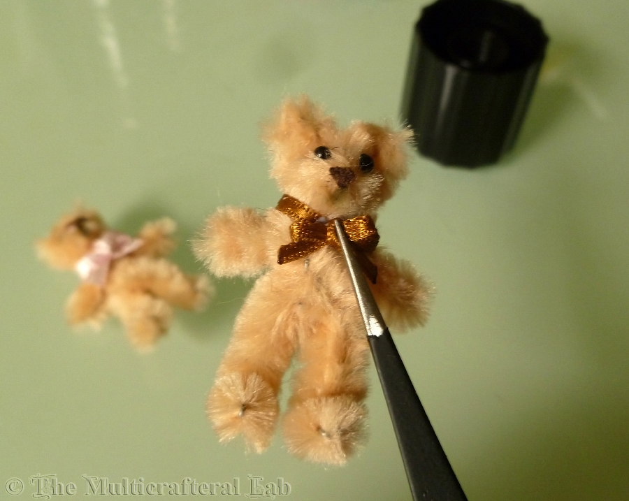 The Multicrafteral Lab The five minute mini teddy bear