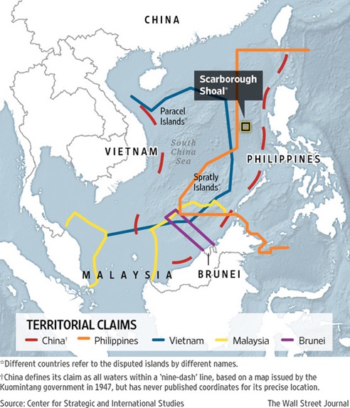Anthropology Of Accord Map On Monday The South China Sea