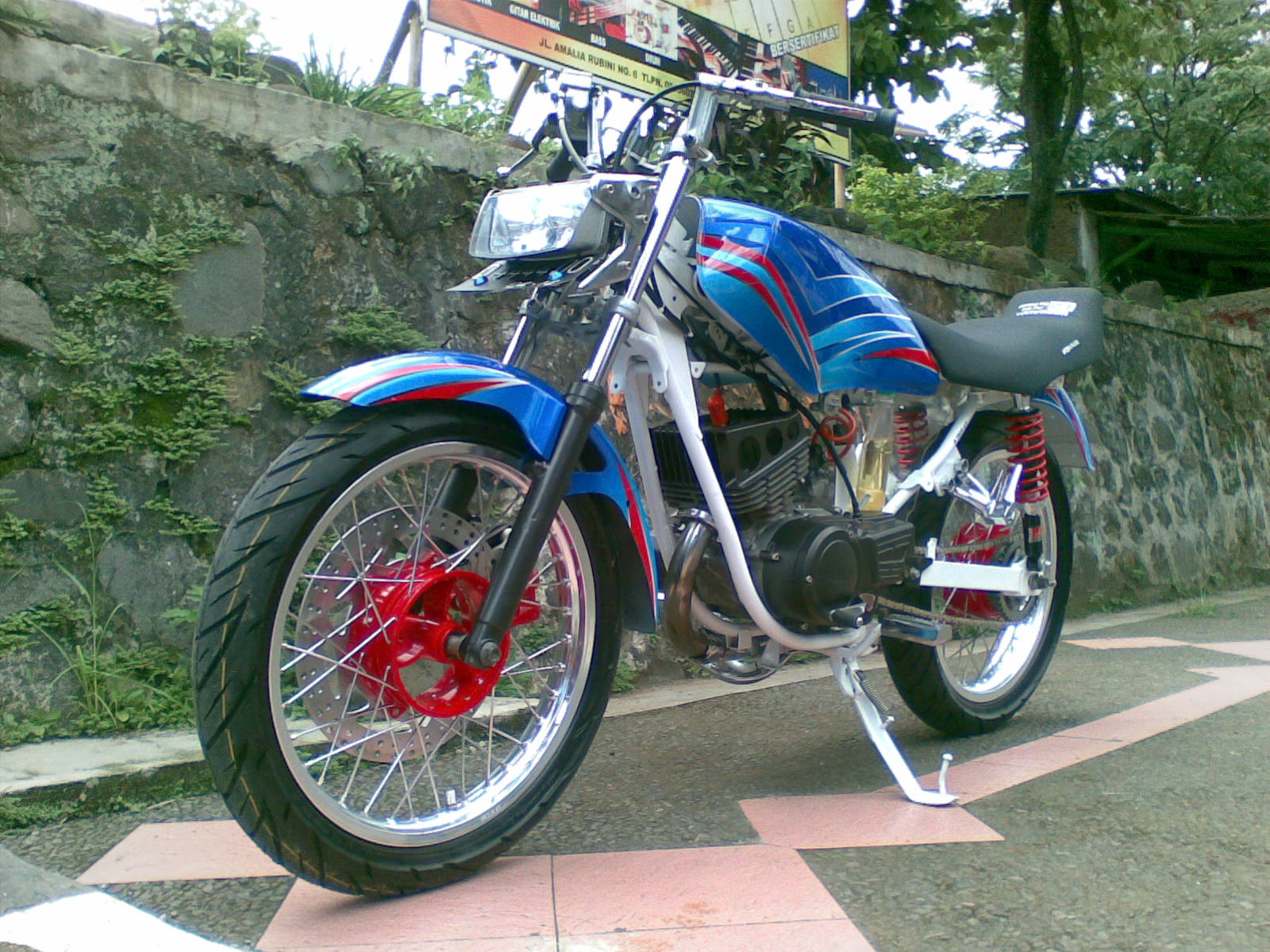 Soleh Sugianto Yamaha RX KING Cianjur Modifikasi