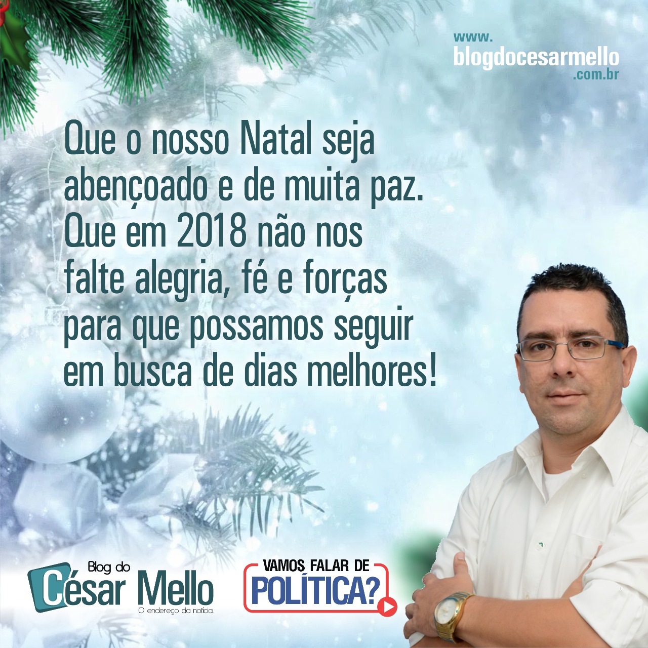 Blog do César Mello: Feliz Natal!