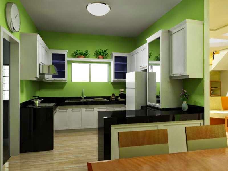 Model Desain Interior Dapur Rumah Minimalis Sederhana