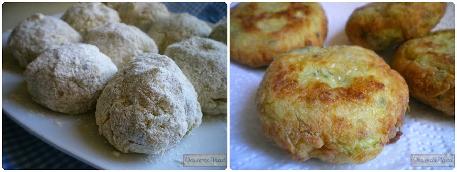 Hamburguesas de calabacín (Fritas)