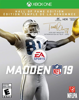 Madden 19 Game Cover Xbox One Hall Of Fame Edition