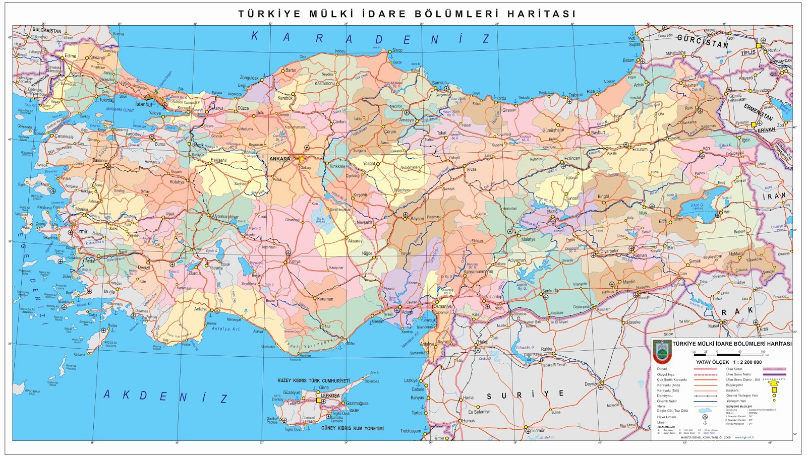 Ödev İndir: Türkiye Siyasi Haritası
