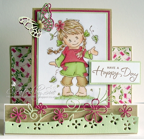 Creations by Bearhouse: Have a Happy Day- Dies to Die for DT card